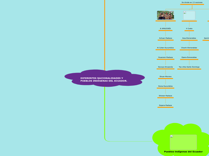 DIFERENTES NACIONALIDADES Y PUEBLOS INDÍGENAS DEL ECUADOR.