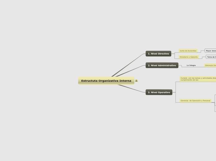 Estructuta Organizativa Interna