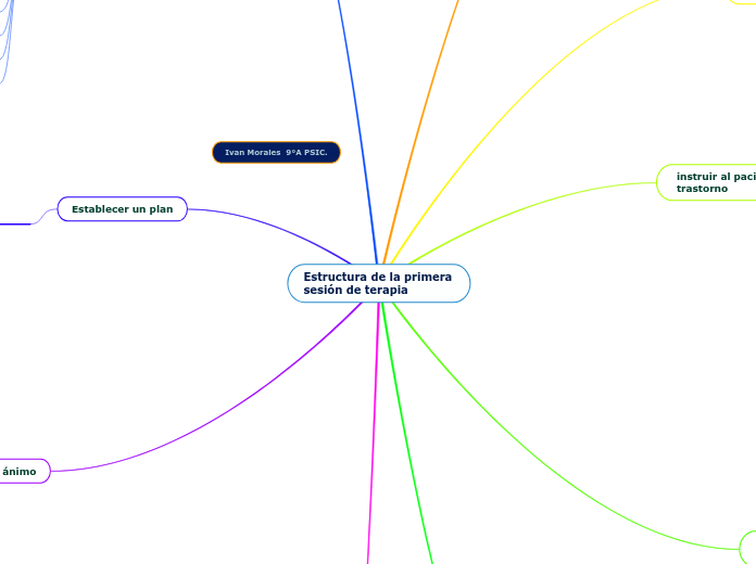 Estructura de la primera sesión de terapia