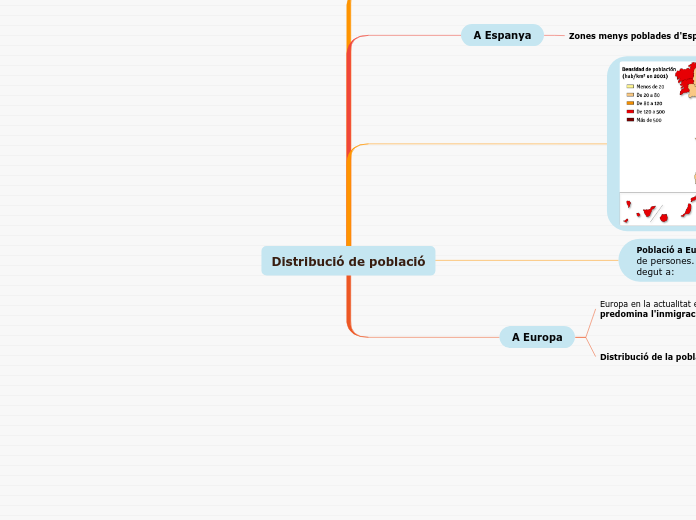 Distribució de població
