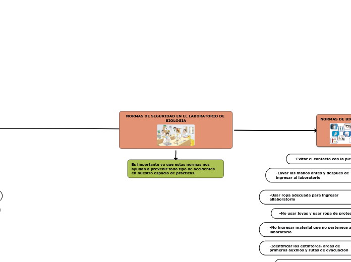 NORMAS DE SEGURIDAD EN EL LABORATORIO DE BIOLOGIA