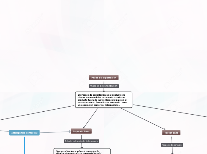 Pasos de exportacion