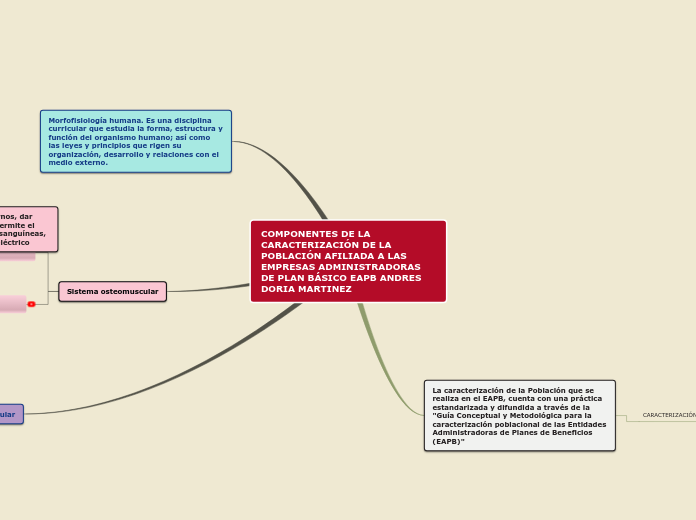 COMPONENTES DE LA CARACTERIZACIÓN DE LA POBLACIÓN AFILIADA A LAS EMPRESAS ADMINISTRADORAS DE PLAN BÁSICO EAPB ANDRES DORIA MARTINEZ