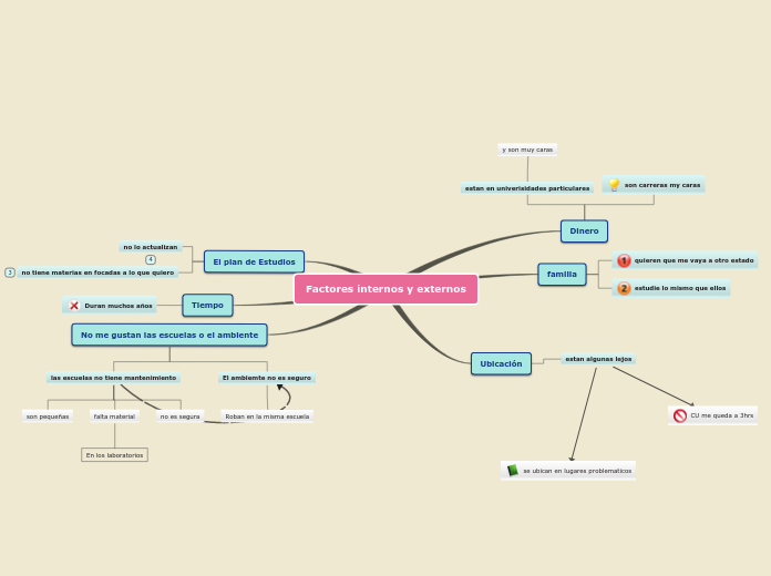 Factores internos y externos