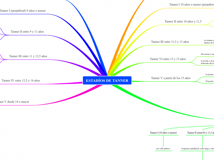 ESTADÍOS DE TANNER