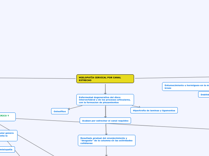 MIELOPATÍA CERVICAL POR CANAL ESTRECHO