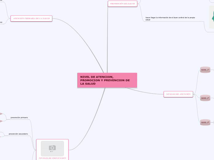 NIVEL DE ATENCION, PROMOCION Y PREVENCION DE LA SALUD