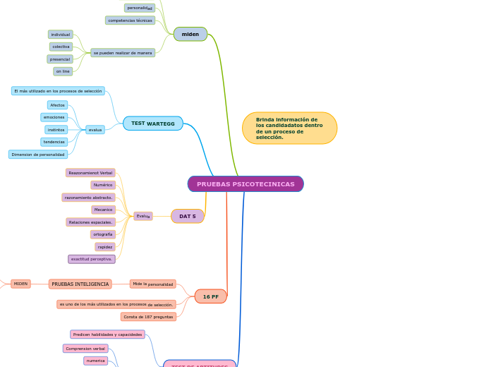 PRUEBAS PSICOTECINICAS