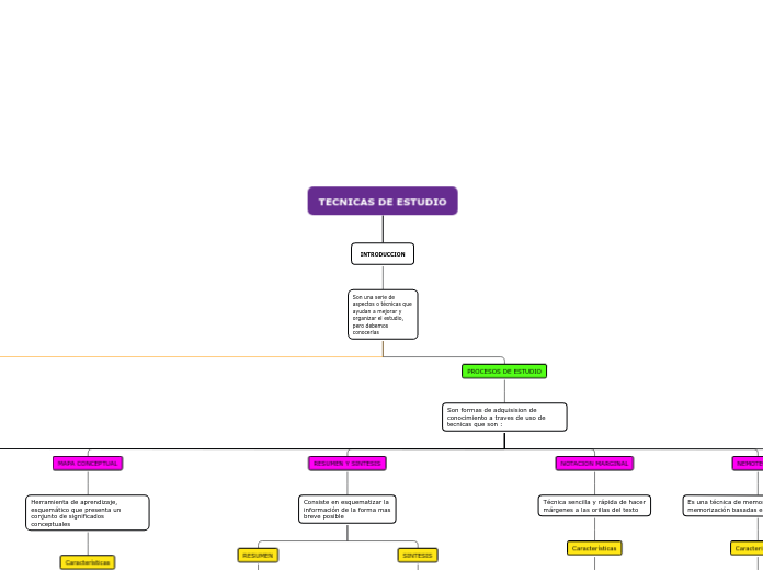 TECNICAS DE ESTUDIO