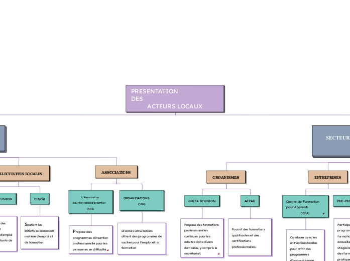 PRESENTATION                              DES                                             ACTEURS LOCAUX