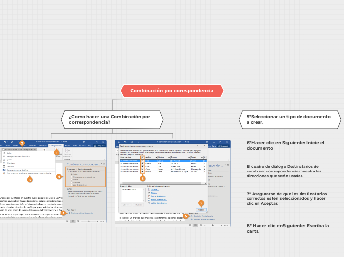  Combinación por corespondencia 