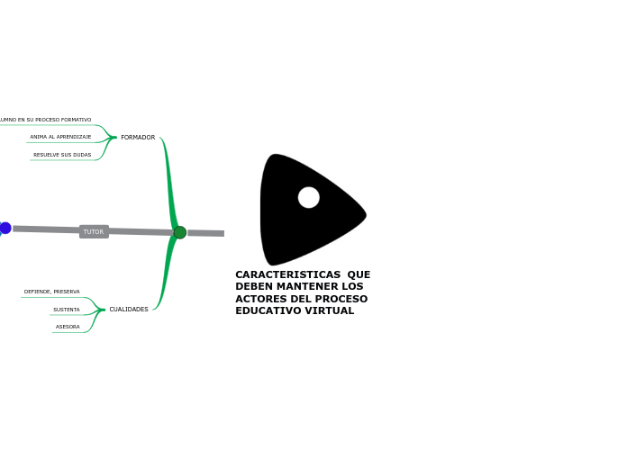 CARACTERISTICAS  QUE DEBEN MANTENER LOS ACTORES DEL PROCESO EDUCATIVO VIRTUAL