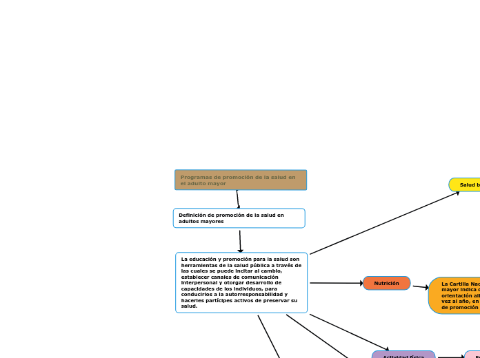 Programas de promoción de la salud en el adulto mayor