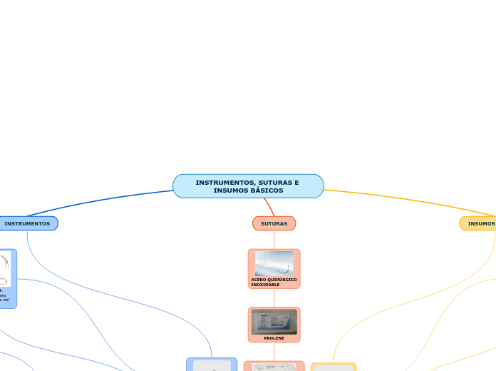 INSTRUMENTOS, SUTURAS E INSUMOS BÁSICOS