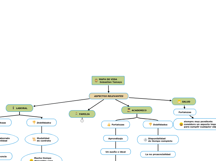 MAPA DE VIDA
 Sebastian Tamayo