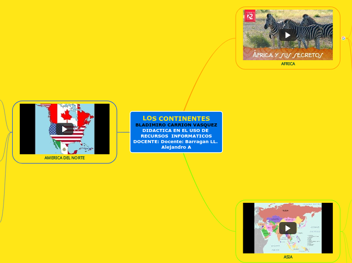 LOS CONTINENTES
BLADIMIRO CARRION VASQUEZ
DIDACTICA EN EL USO DE RECURSOS  INFORMATICOS
DOCENTE: Docente: Barragan LL. Alejandro A