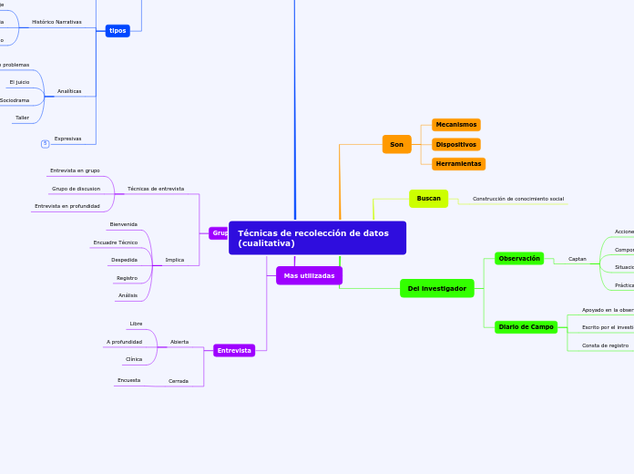 Técnicas de recolección de datos (cualitativa)
