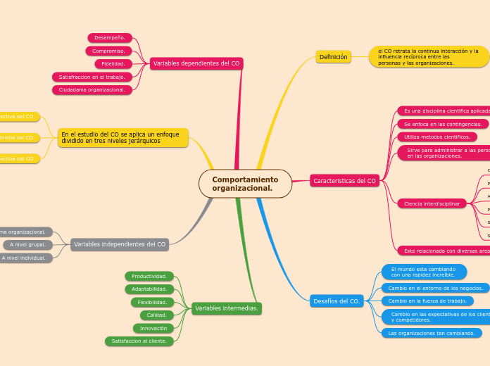 Comportamiento organizacional.