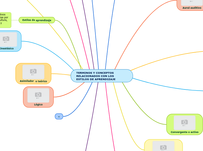 TERMINOS Y CONCEPTOS RELACIONADOS CON LOS ESTILOS DE APRENDIZAJE