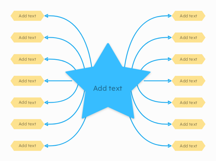 Star Mind Map Template