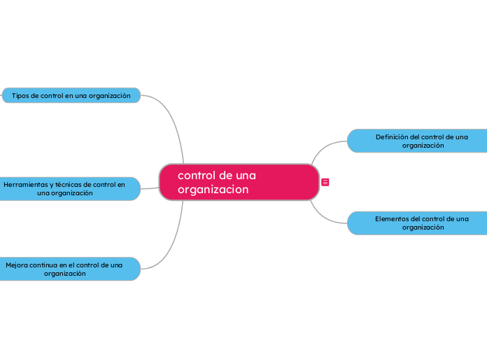 control de una organizacion