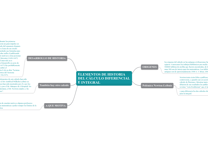 ELEMENTOS DE HISTORIA DEL CÁLCULO DIFERENCIAL E INTEGRAL