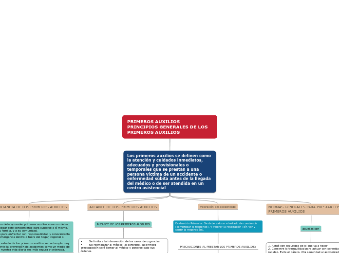 PRIMEROS AUXILIOS
PRINCIPIOS GENERALES DE LOS PRIMEROS AUXILIOS