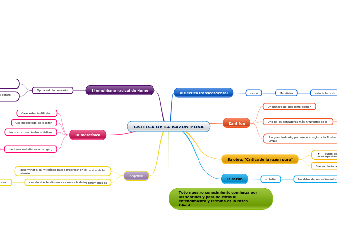 CRITICA DE LA RAZON PURA