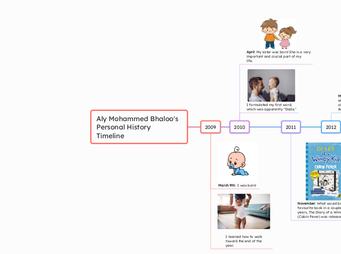 Aly Mohammed Bhaloo's Personal History
Timeline