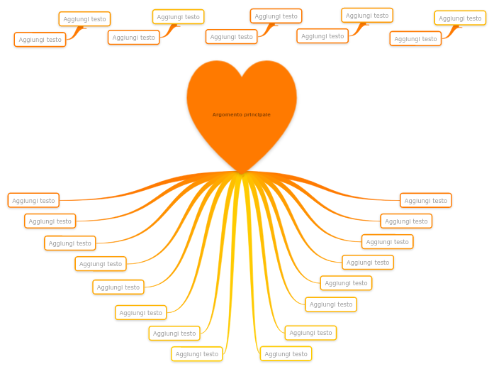 Cuore arancione