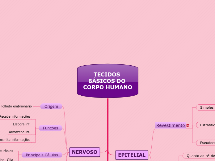 TECIDOS BÁSICOS DO CORPO HUMANO