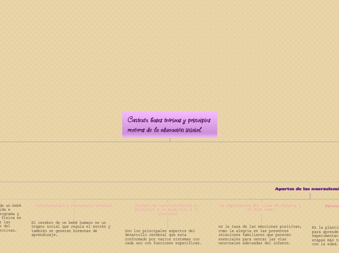 Contexto, bases teóricas y principios rectores de la educación inicial.