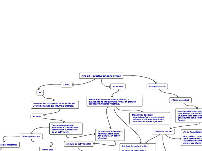 NIC 23 - Sección 25 para pymes