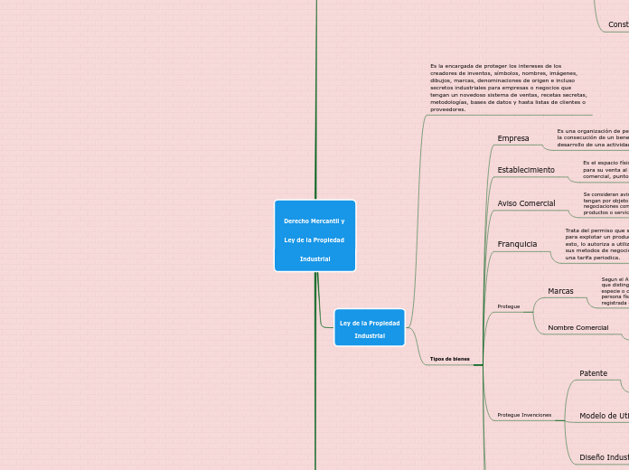 Derecho Mercantil y 
Ley de la Propiedad 
Industrial