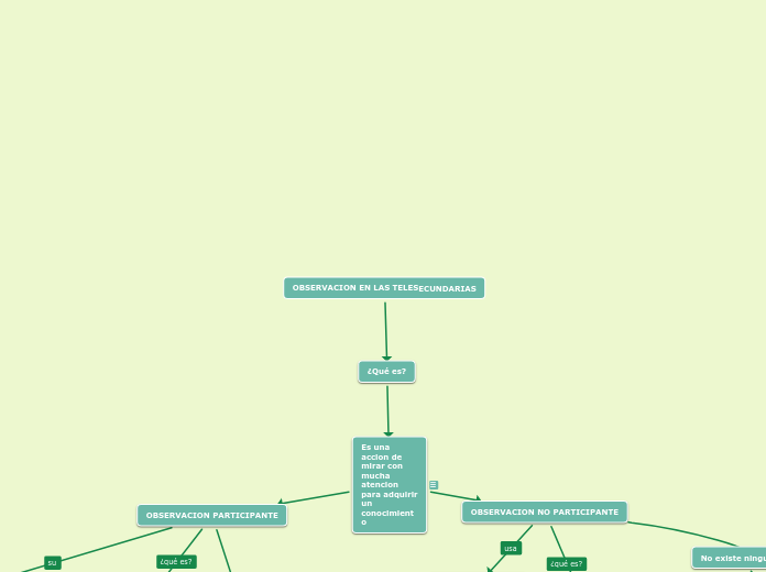 OBSERVACION EN LAS TELESECUNDARIAS