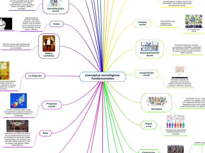 Conceptos sociológicos 
fundamentales