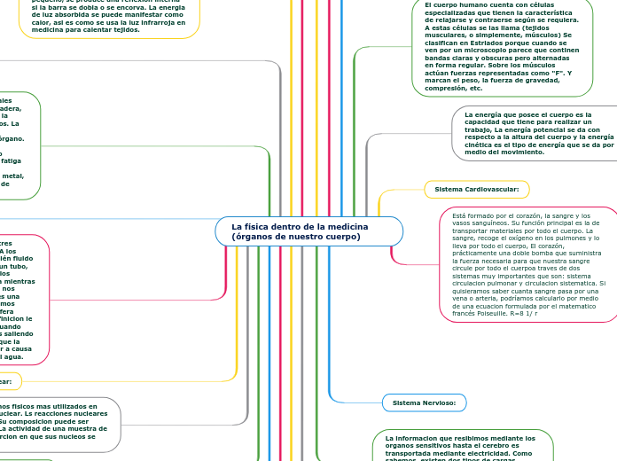 La física dentro de la medicina (órganos de nuestro cuerpo)