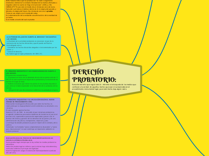 DERECHO PROBATORIO MAPA TEMAS 1 AL 4 - copia