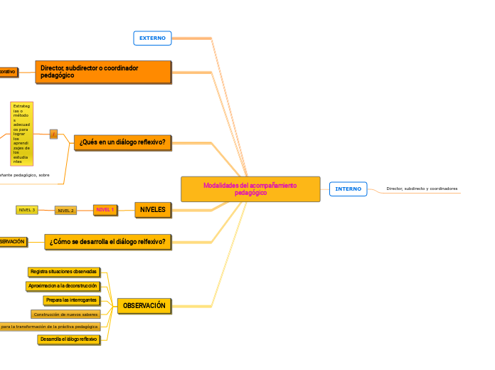 Modalidades del acompañamiento pedagógico