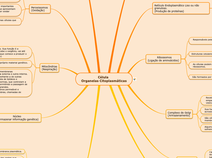                 Célula 
Organelas Citoplasmáticas