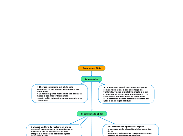  Órganos del Ejido