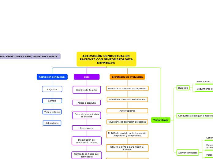 ACTIVACIÓN CONDUCTUAL EN PACIENTE CON SINTOMATOLOGÍA DEPRESIVA 