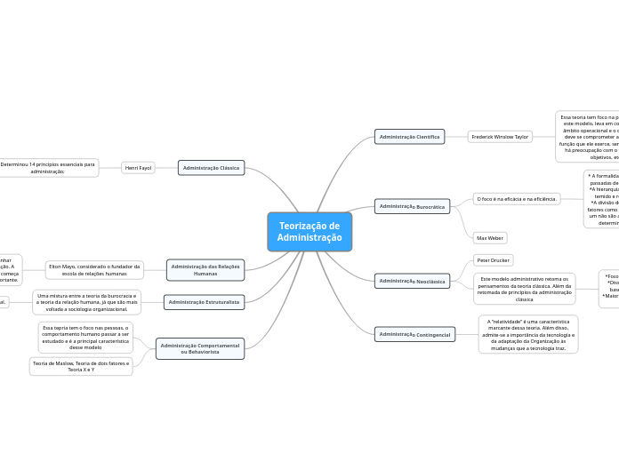 Teorização de Administração