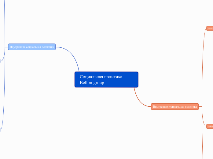 Социальная политика Bellini group