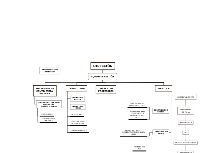 Organigrama arbol