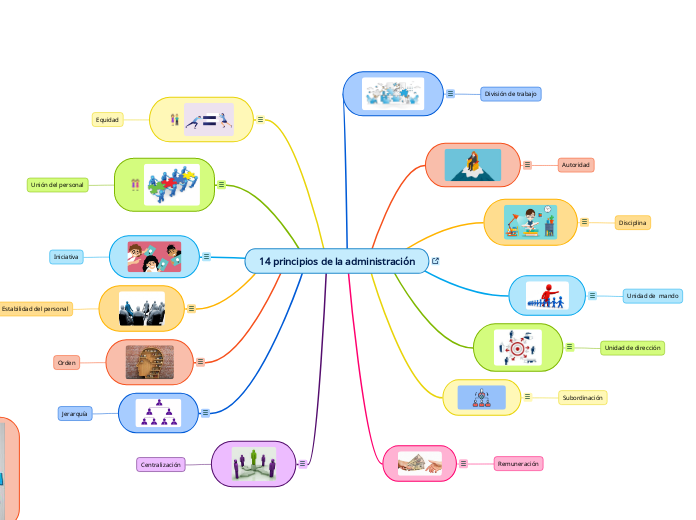 14 principios de la administración