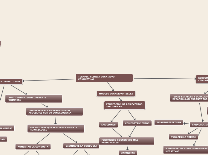 TERAPIA  CLINICA COGNITIVO CONDUCTUAL