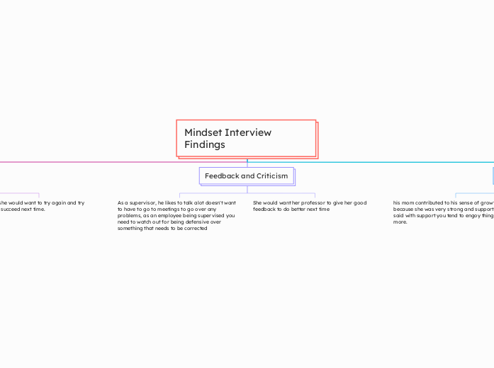 Mindset Interview Findings