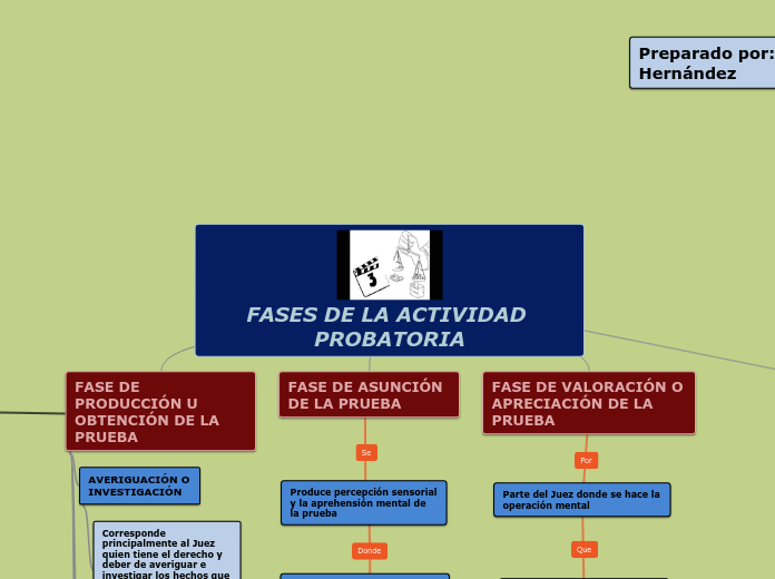 MARIA HERNANDEZ FASES DE LA ACTIVIDAD PROBATORIA