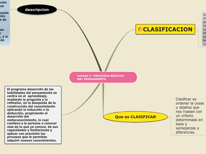 Unidad 3 : PROCESOS BÁSICOS DEL PENSAMIENTO